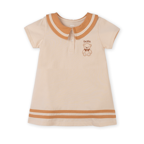 Đầm bé gái Animo LU0425048 (1-6Y,Kem,TT01)