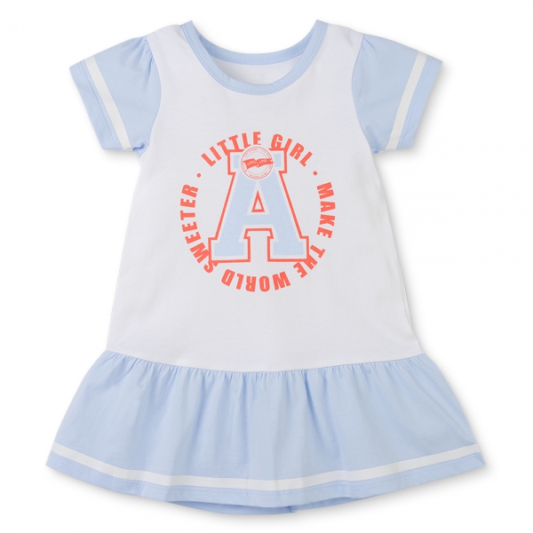 Đầm bé gái Animo Easy TX0425068 (1-4Y,Trắng-dương,TT02)