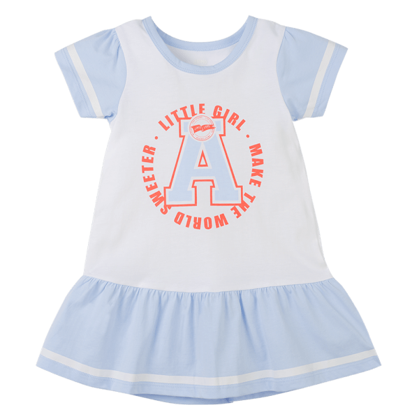 Đầm bé gái Animo Easy TX0425068 (1-4Y,Trắng-dương,TT02)