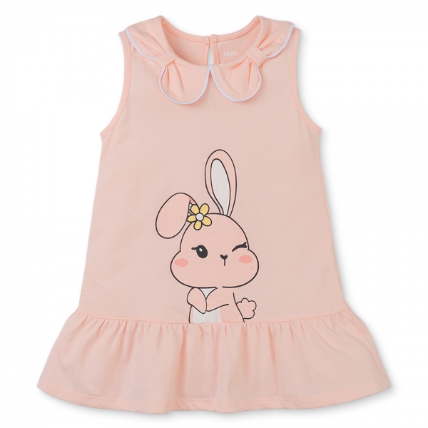 Đầm bé gái Animo Easy LU0425047 (1-4Y,Hồng,TT02)