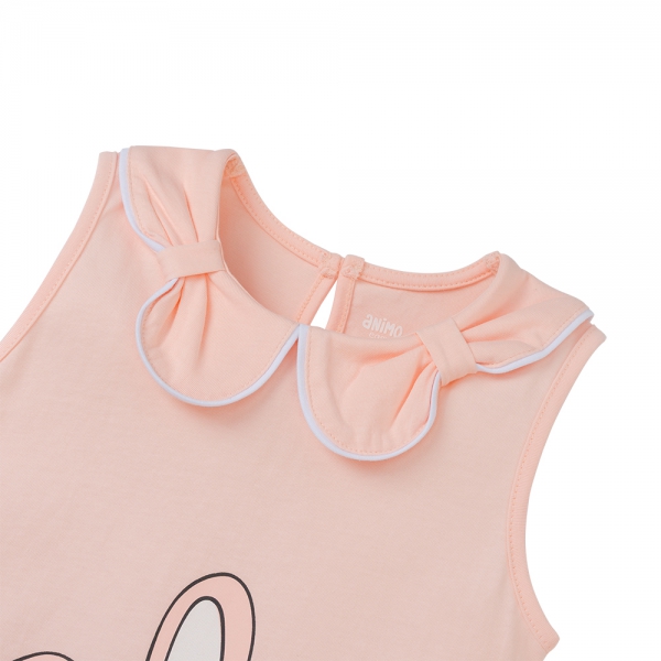 Đầm bé gái Animo Easy LU0425047 (1-4Y,Hồng,TT02)