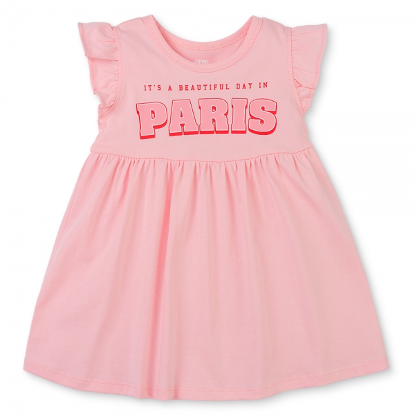 Đầm bé gái Animo Easy LU0425046 (1-4Y,Hồng,TT02)