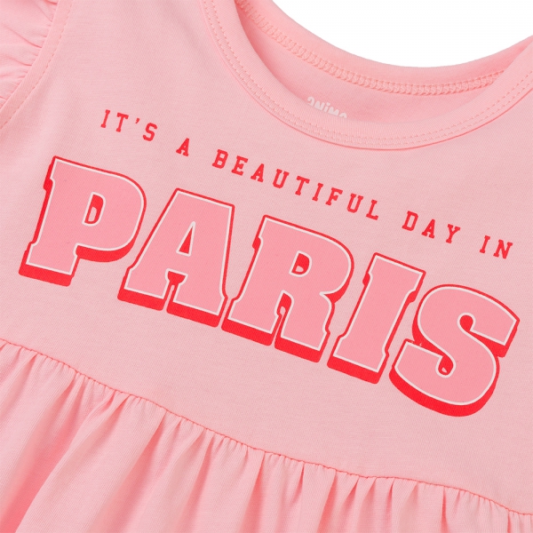 Đầm bé gái Animo Easy LU0425046 (1-4Y,Hồng,TT02)