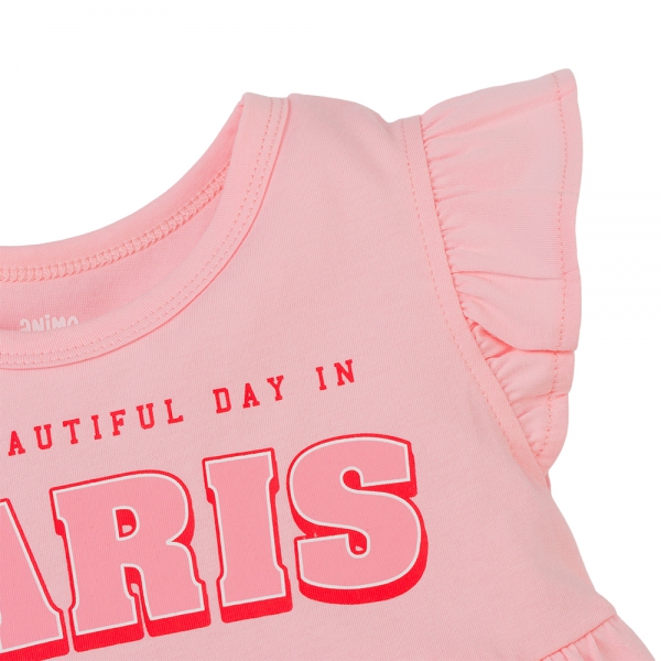 Đầm bé gái Animo Easy LU0425046 (1-4Y,Hồng,TT02)