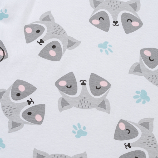 Bộ bé trai ngắn Animo Easy HN0425009 (1-4Y,Trắng-xám,TT04)