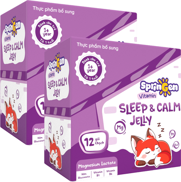 Combo 2 Thực phẩm bổ sung VITAMIN JELLY SPRINGEN SLEEP AND CALM