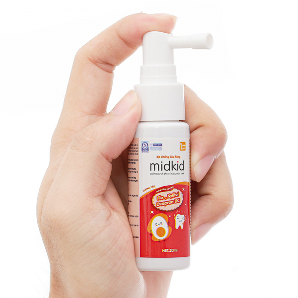 Xịt chống sâu răng Midkid hương táo 20mL
