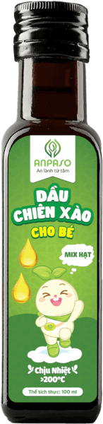 Dầu chiên xào cho bé vị mix hạt Anpaso 100ml