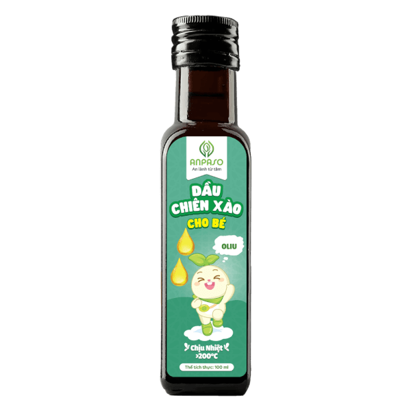 Dầu chiên xào cho bé vị oliu Anpaso 100ml