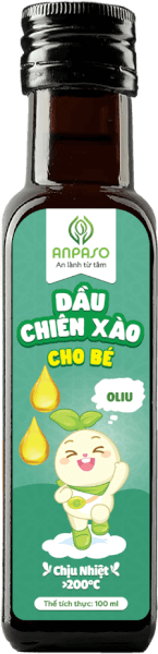 Dầu chiên xào cho bé vị oliu Anpaso 100ml