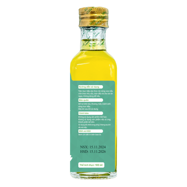 Dầu ăn dặm macca Anpaso 100ml