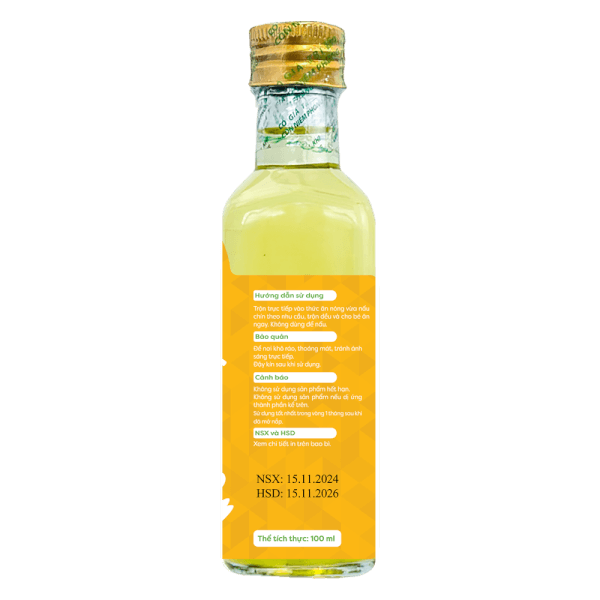 Dầu ăn dặm cá hồi Anpaso 100ml