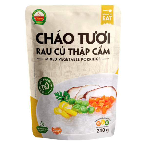 Cháo tươi rau củ thập cẩm (Giao bao bì ngẫu nhiên)
