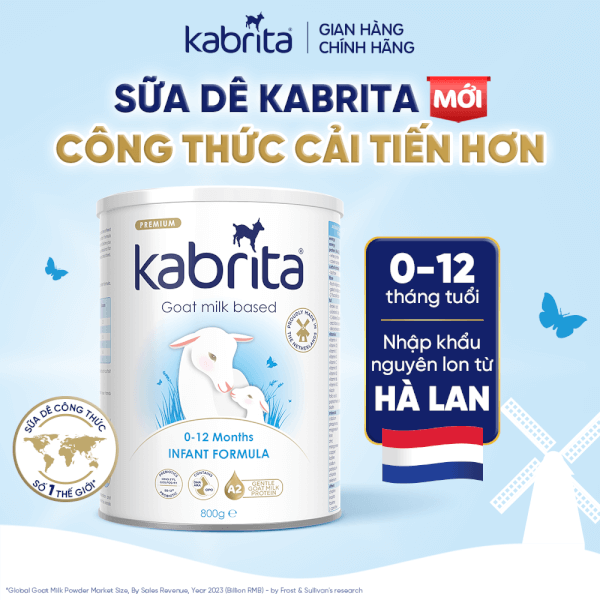 Sữa dê Kabrita Số 1 800g (0-12 tháng)