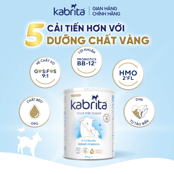 Sữa dê Kabrita Số 1 800g (0-12 tháng)