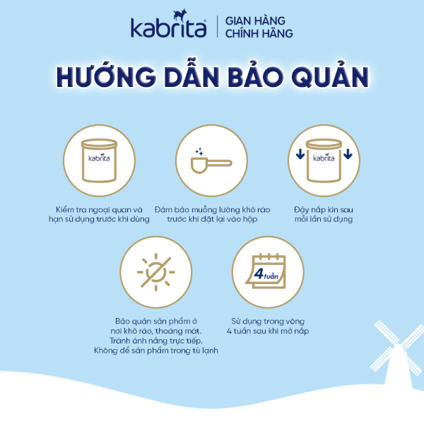 Sữa dê Kabrita Số 1 800g (0-12 tháng)