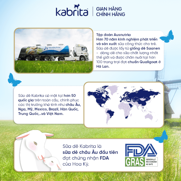Sữa dê Kabrita Số 1 800g (0-12 tháng)