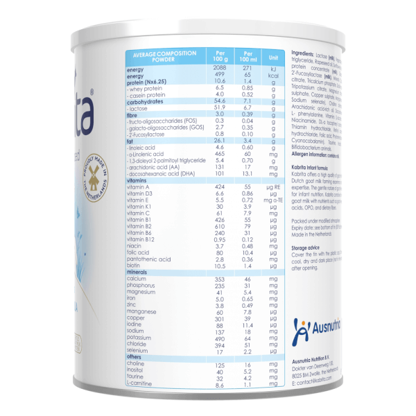 Sữa dê Kabrita Số 1 800g (0-12 tháng)