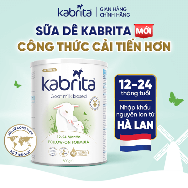 Sữa dê Kabrita Số 2 800g (1-2 tuổi)