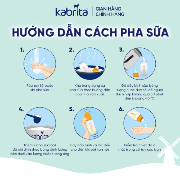 Sữa dê Kabrita Số 2 800g (1-2 tuổi)