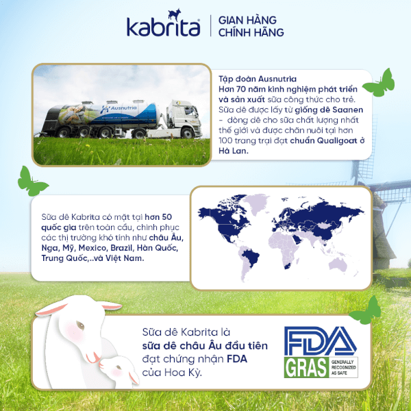 Sữa dê Kabrita Số 2 800g (1-2 tuổi)