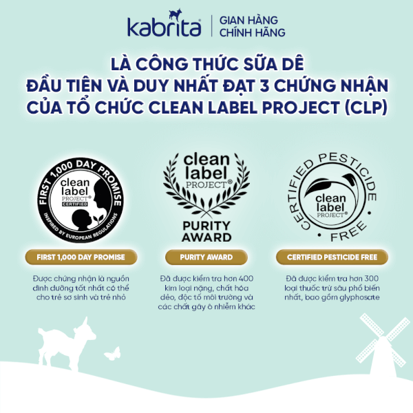 Sữa dê Kabrita Số 2 800g (1-2 tuổi)