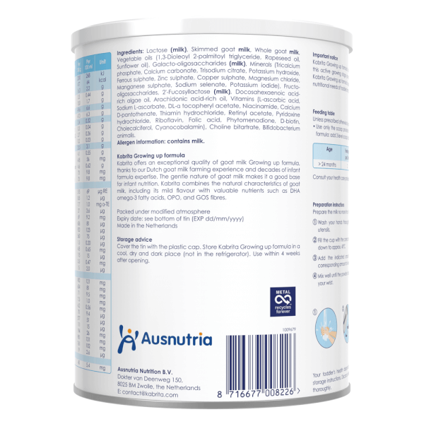 Combo 2 Sữa dê Kabrita Số 3 800g (từ 2 tuổi)