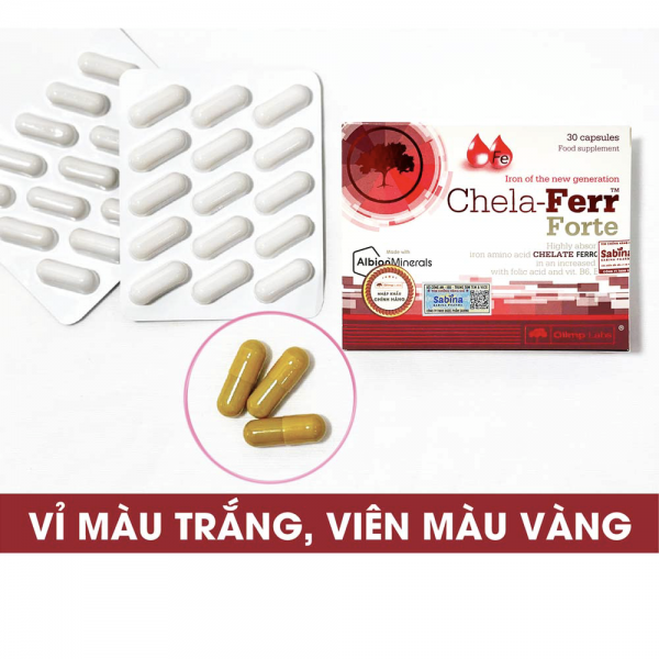 Combo 2 Thực phẩm bảo vệ sức khỏe Chela - Ferr Forte