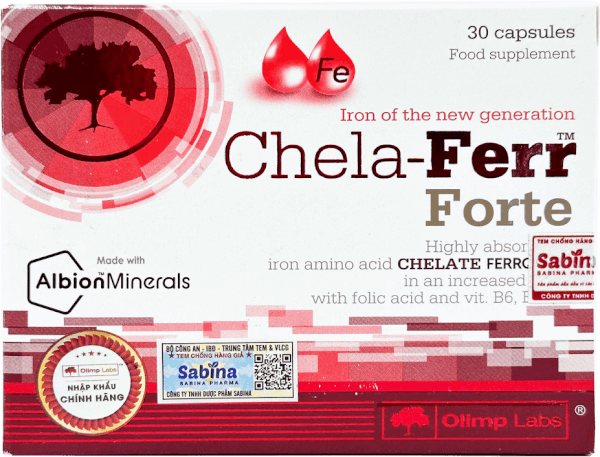 Thực phẩm bảo vệ sức khỏe Chela - Ferr Forte