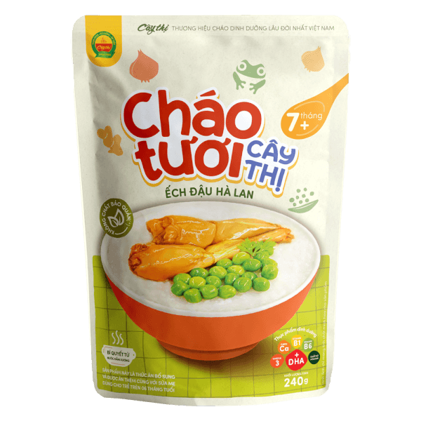 Cháo tươi ếch đậu hà lan Cây Thị (Giao bao bì ngẫu nhiên)