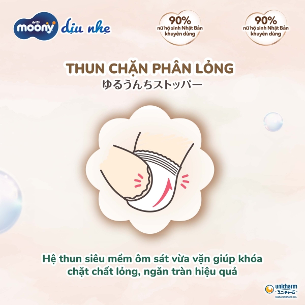 Tã dán Moony Natural / Moony Dịu nhẹ (S, 58 miếng + 2 miếng) (giao bao bì ngẫu nhiên)