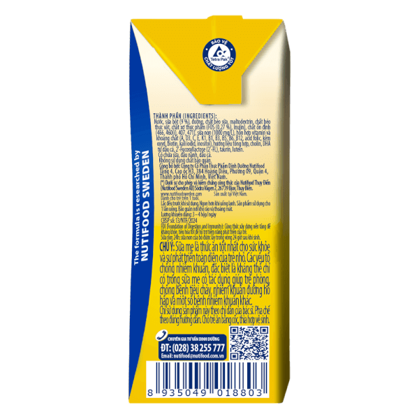 Combo 2 thùng Sữa GrowPLUS+ Sữa non Vàng 1+ 110ml (lốc 4 hộp)