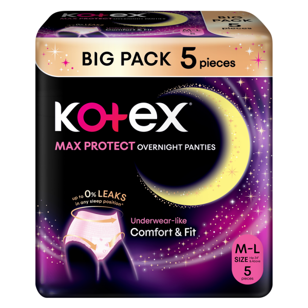 Băng vệ sinh quần Kotex M/L (5 miếng) (Giao bao bì ngẫu nhiên)