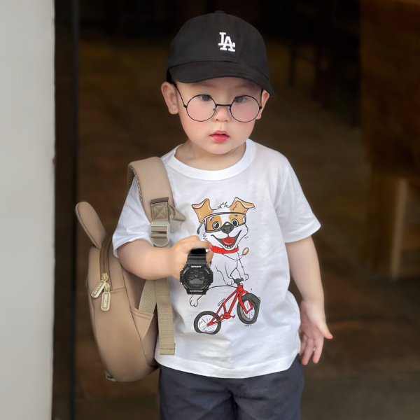 Combo 2 Áo bé trai tay ngắn Animo Easy HN0325063 (1Y,Trắng,NN01)