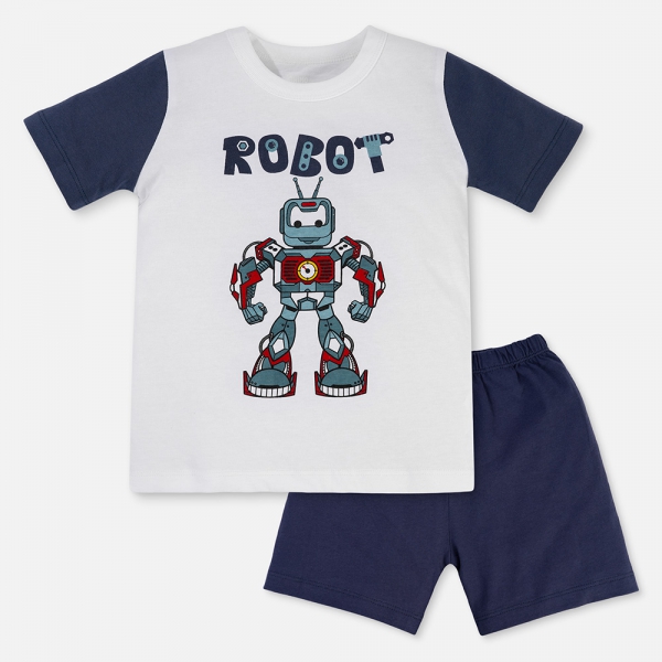 Bộ bé trai ngắn Animo Easy HN0325050 (1-4Y,Dương-dương,DD02)