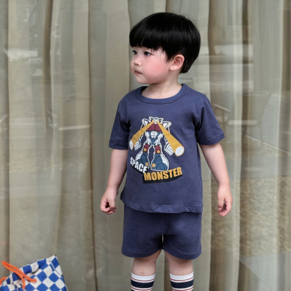 Bộ bé trai ngắn Animo Easy HN0325050 (1-4Y,Dương-dương,DD02)