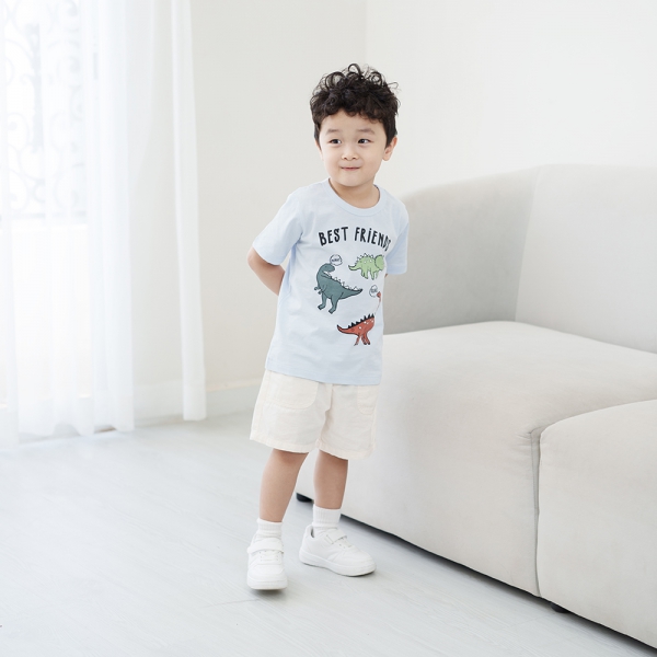 Combo 2 Áo bé trai tay ngắn Animo Easy HN0325062 (1Y,Xanh biển,NN02)