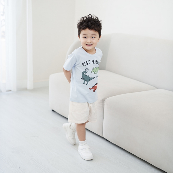 Combo 2 Áo bé trai tay ngắn Animo Easy HN0325062 (1Y,Xanh biển,NN02)