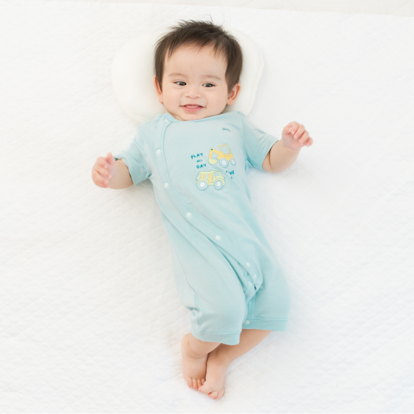Set 2 Bodysuit modal kháng khuẩn đùi Animo VD0225021 (0-12M,Lá-trắng,TT06)