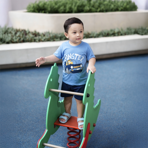 Bộ bé trai ngắn Animo Easy HN0325046 (1-4Y,Biển-dương,TT02)