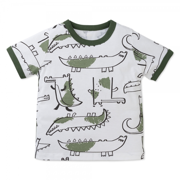 Bộ bé trai ngắn Animo Easy HN0425018 (1Y,Kem-xám,NN03)