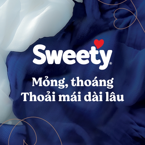 Combo 2 Tã quần Sweety cỡ XL 40 miếng