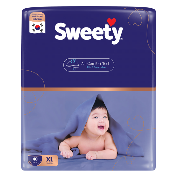 Tã quần Sweety cỡ XL 40 miếng