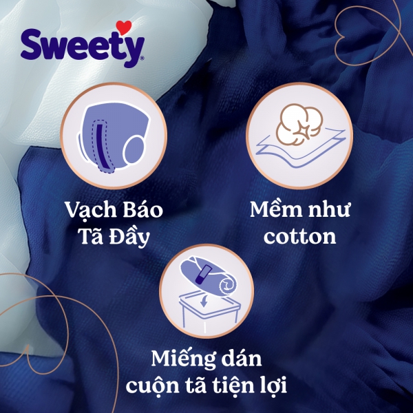 Tã quần Sweety cỡ M 40 miếng
