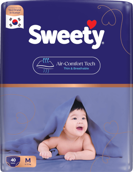 Tã quần Sweety cỡ M 40 miếng