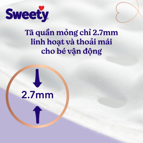 Combo 2 Tã quần Sweety cỡ L 40 miếng