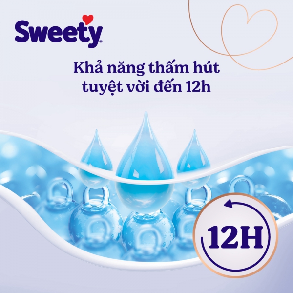 Combo 2 Tã quần Sweety cỡ L 40 miếng