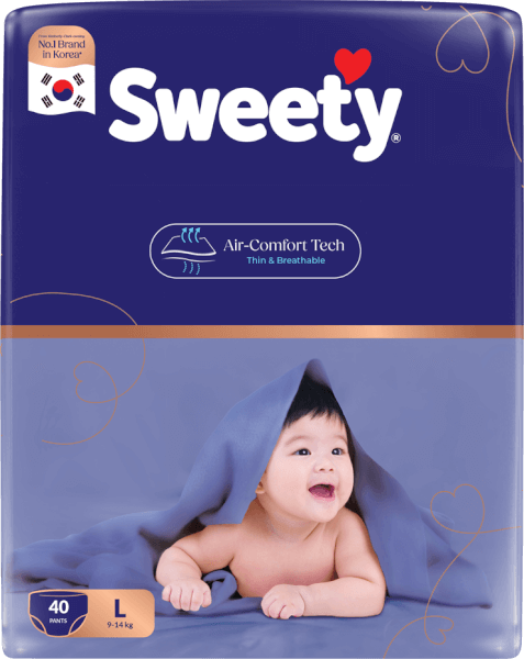 Tã quần Sweety cỡ L 40 miếng
