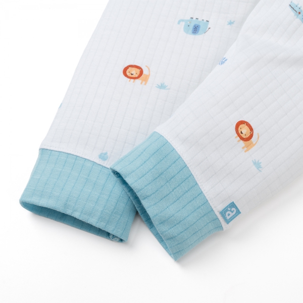 Set 2 bộ rayon chống muỗi dài Animo VD0425033 (0-24M,Dương-trắng,TT06)