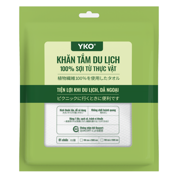 Khăn tắm du lịch Yko (700x1000mm)